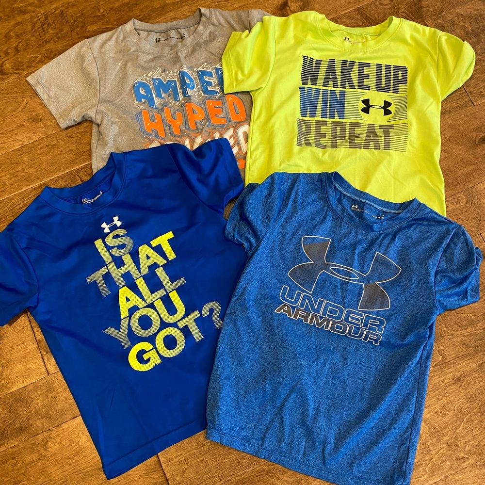 Lot of 4 Under Armor shirts